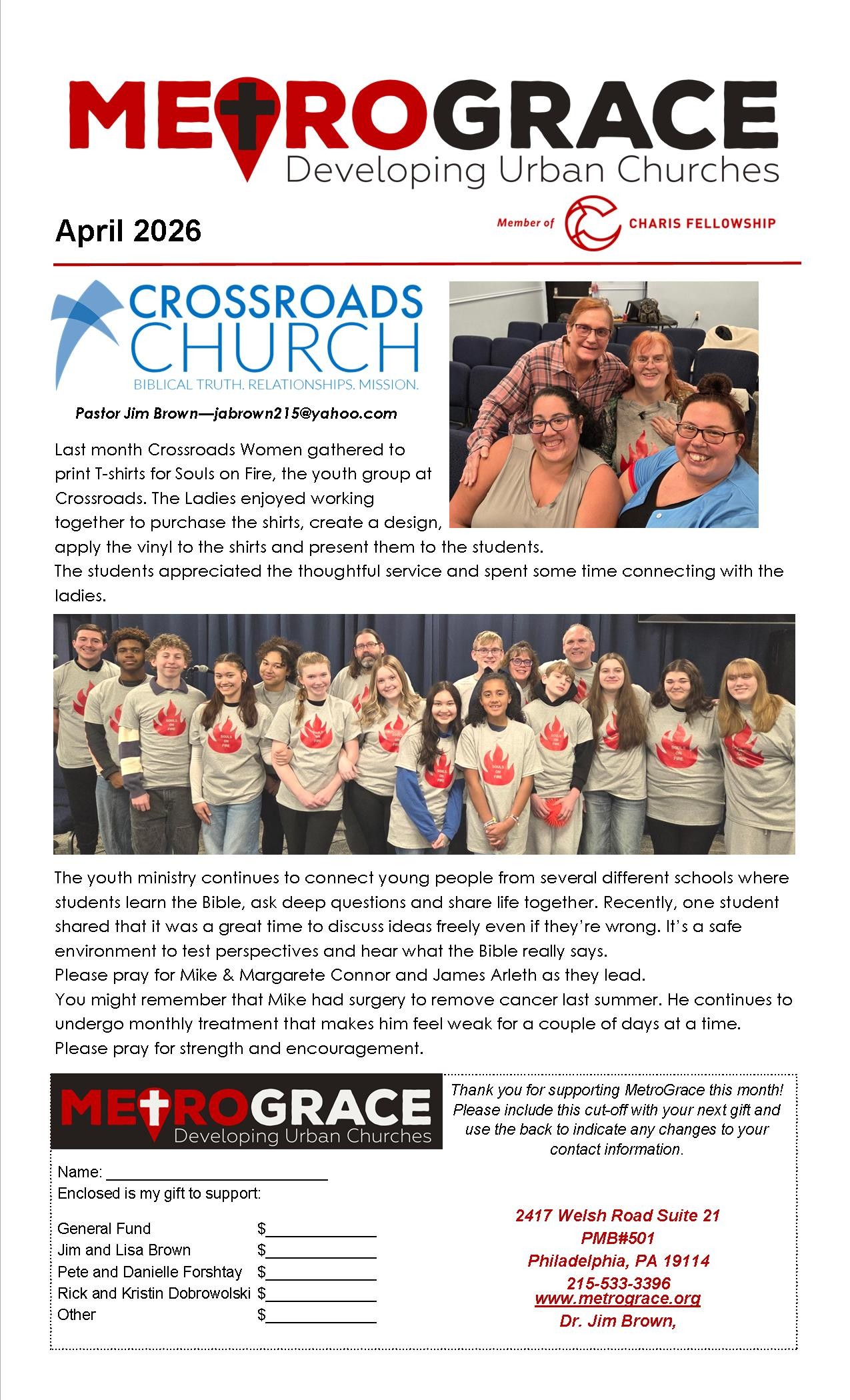 April 2026 Newsletter